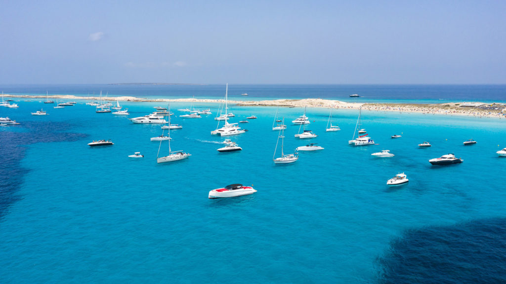 Yacht life in Formentera